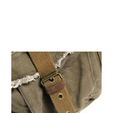Vintage Style Large Canvas Messenger Bag