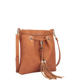 Crossbody bag with fringe details