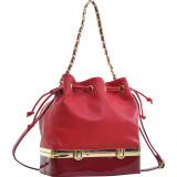 Structured Bucket Bag