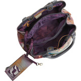 Triple Compartment Large Satchel