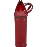 Patent Collection Top Zip Shoulder Handbag