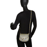 Lexxi Crossbody Saddle Bag-Print
