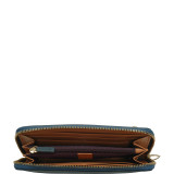 Donington Gold Zip Clutch Wallet