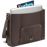 Premium Leather 16" Laptop Messenger