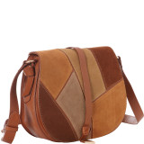 Daisy Patchwork Saddle Bag