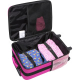 Kids Peace Luggage and Backpack Set With Integrated Cooler
