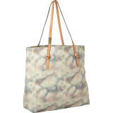 Athena Canvas Tote with Leather Handles