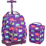 Lollipop Kids Rolling Backpack with Lunch Bag (Kids ages 3-7)