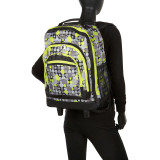 Patterned Wheeled Backpack
