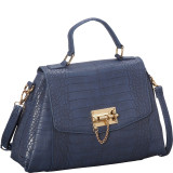 Ettie Crocodile Pattern Satchel