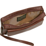 Cashmere Large Wrist Bag with Removable Wrist Strap