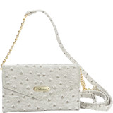 Ostrich Brights Crossbody Wallet