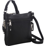 Contouring Zipper Crossbody