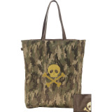 Tote with Skull and Bones