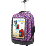 18" Selfie Rolling Backpack w/ Personalized Front Pocket