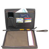 Leather Slim Portfolio Carrying Case