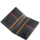 Jaws Leather Tall Checkbook Wallet