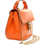 Patent Faux Leather Crossbody