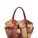 Large Shoulder Tote with Side Pockets