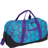 Big Dots Aqua Duffel Bag