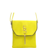 Double Pocket Tassel Messenger Bag