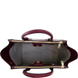 Winged Satchel with Double Zipper Pockets