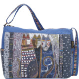 Autumn Felines Medium Shoulder Bag