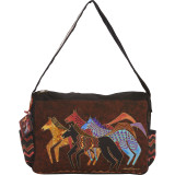 Native Horses Shoulder Bag