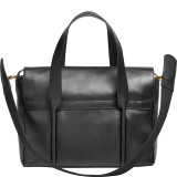 Beatrix Leather Flap Satchel