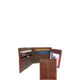 Leather Burr Canyon Leather Zippered Wallet