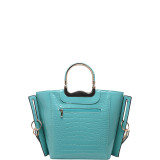 Tressa Croco-Embossed Shoulder Tote