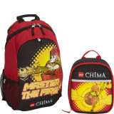 Chima Masters Of Fire Backpack & Masters Of Fire Lunch Bag
