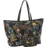 Bon Voyage Passport Print Large Tote