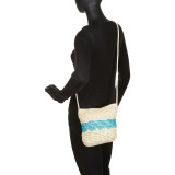 Color Block Crochet Crossbody