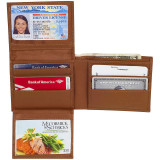 Mens RFID Blocking Wallet Leather 14 Card Slots