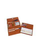 Women's Leather Wallet and Checkbook