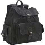 Backpack with Flap Over Pockets