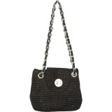 Two-Tone Paper Straw Lurex Bag