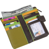 Medium Vertical Bifold Multi Color Wallet