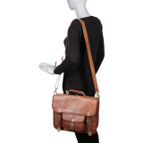 Wide Three-in-One Backpack/Brief/Messenger