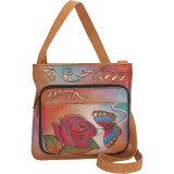 Slim Shoulder Organizer - Rose Butterfly
