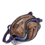 Hand Painted Multicompartment Crossbody