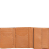 Recycled Twill and Leather International Combi Wallet