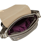 Metallic Tablet Crossbody Bag