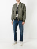 folded hem tapered jeans