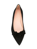 pointed toe ballerinas