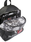 logo print backpack