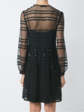 silk tulle dress