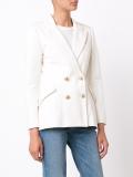 peaked lapel blazer