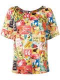 signs print T-shirt 